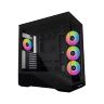 Корпус для ПК Lian Li V100R case with pre-installed four 120mm RGB PWM fan, Black (G99.V100RX.01)