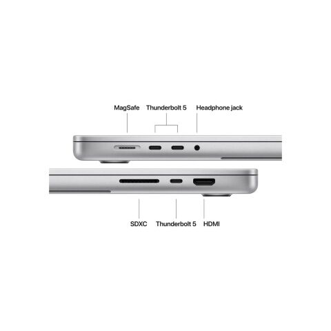 Ноутбук Apple MacBook Pro 16 A3428 M5 Pro Silver (MGE44UA/A) - Ноутбуки  - Ноутбуки 