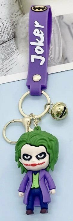 Брелок подвеска на рюкзак DC Super Hero Joker 3D Keychain Backpack Джокер - -