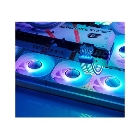 Кулер для корпуса JONSBO SL-120W White - Нулевой остаток (Feed) - Нулевой остаток (Feed)