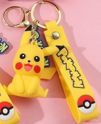 Брелок подвеска на рюкзак Пикачу Покемон Pokemon Pikachu 3D Keychain Anime Backpack - -