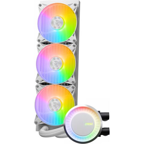 Система жидкостного охлаждения MSI MAG CoreLiquid E360 White - Системы водного охлаждения  - Системы водного охлаждения 