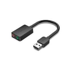 Звуковая плата Vention Audio USB 2х3,5 мм jack 0.15m (CDYB0)