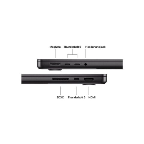 Ноутбук Apple MacBook Pro 14 A3426 M5 Pro Space Black (MGDT4UA/A) - Ноутбуки  - Ноутбуки 