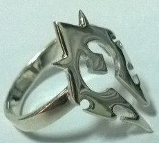 Кільце World of warcraft Horde (silver 925) розміри 15-18 - -