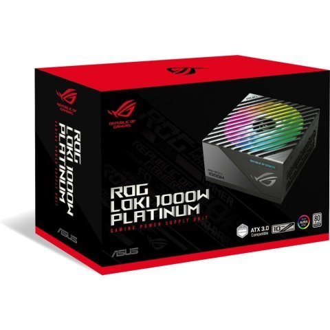 Блок питания ASUS 1000W ROG-LOKI-1000P-SFX-L-GAMING PCIE5 Platinum (90YE00N1-B0NA00) - Нулевой остаток (Feed)  - Нулевой остаток (Feed) 