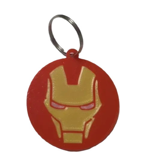 Брелок Marvel Iron-man Keychain Залізна Людина ABS пластик 5 см. -   -  