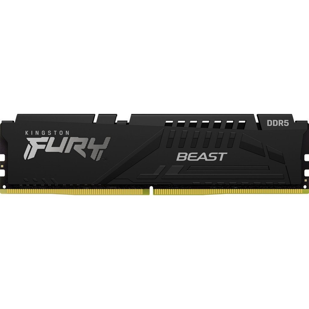 Модуль памяти для компьютера DDR5 8GB 5200 MHz Beast Black Kingston Fury (ex.HyperX) (KF552C40BB-8)