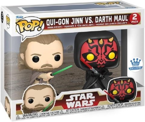 Фігурка Funko Star Wars: Qui-Gon Jinn vs Darth Maul Фанко Квай-Гон Джин і Дарт Мол Exclusive - -