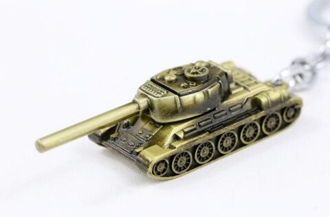 Брелок World of Tanks - танк (колір: бронза) -   -  