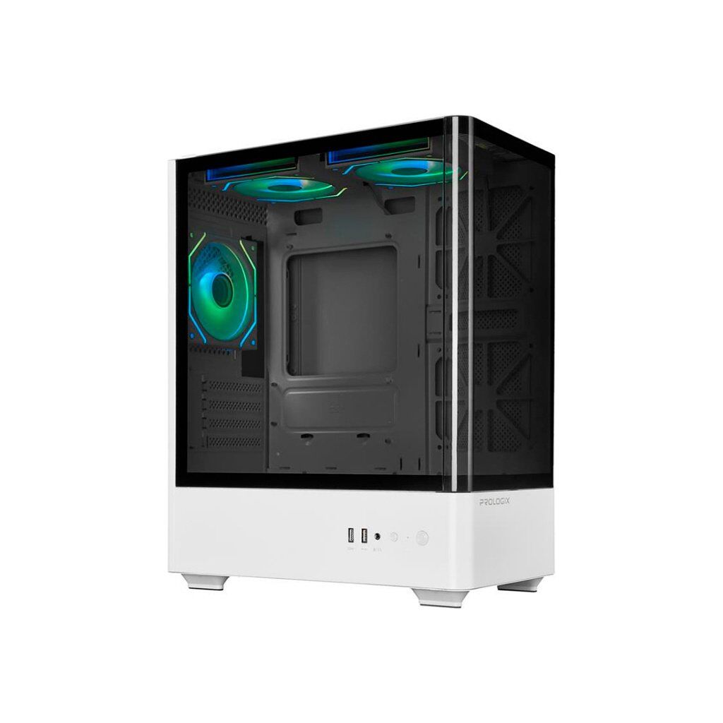 Корпус для ПК Prologix Lumi GM-01AW Glass White