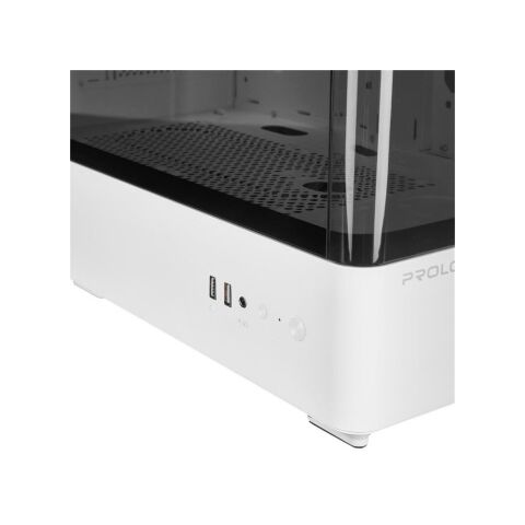 Корпус для ПК Prologix Lumi GM-01AW Glass White - Нулевой остаток (Feed) - Нулевой остаток (Feed)