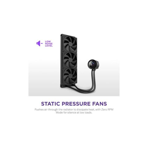 Система жидкостного охлаждения NZXT Kraken Plus V2 360mm AIO liquid cooler w/Displ (RL-KN360-B2) - Системы водного охлаждения  - Системы водного охлаждения 