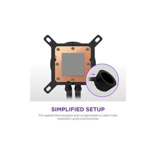 Система жидкостного охлаждения NZXT Kraken Plus V2 360mm AIO liquid cooler w/Displ (RL-KN360-B2)