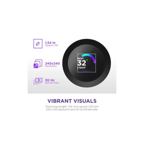 Система жидкостного охлаждения NZXT Kraken Plus V2 360mm AIO liquid cooler w/Displ (RL-KN360-B2) - Системы водного охлаждения  - Системы водного охлаждения 