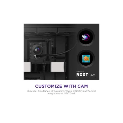 Система жидкостного охлаждения NZXT Kraken Plus V2 360mm AIO liquid cooler w/Displ (RL-KN360-B2) - Системы водного охлаждения  - Системы водного охлаждения 