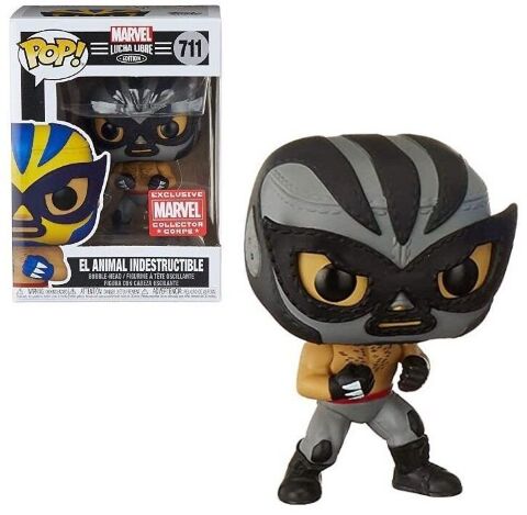 Фігурка Funko Marvel Lucha Libre El Animal Indestructible фанко (Exclusive Marvel Collector Corps) 711 -   -  