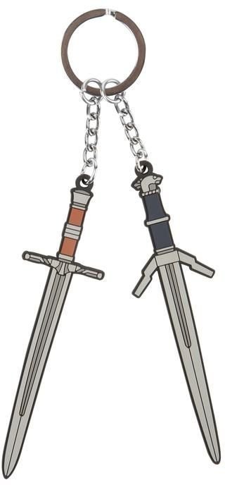 Брелок JINX The Witcher 3 Steel n Silver Keychain - -