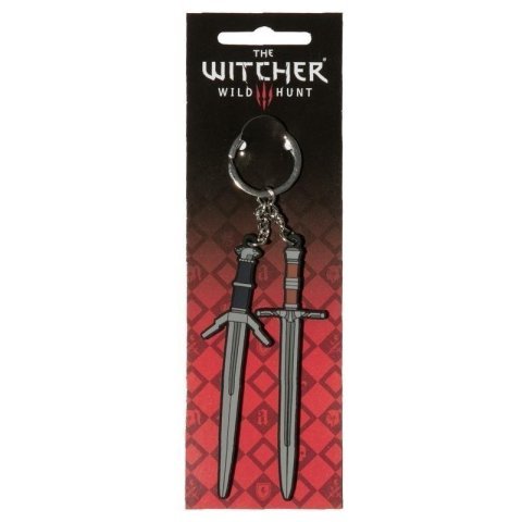 Брелок JINX The Witcher 3 Steel n Silver Keychain - -