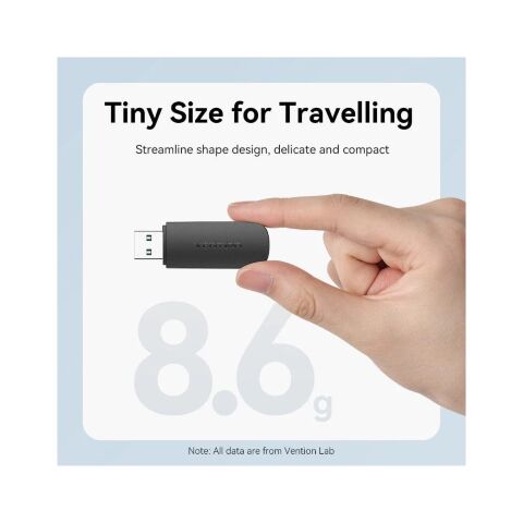 Считыватель флеш-карт Vention USB 3.0 to SD+TF Black Dual Drive Letter (CLGB0) - Кардридеры - Кардридеры