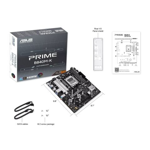 Материнская плата ASUS PRIME B840M-K - Системные (материнские) платы  - Системные (материнские) платы 