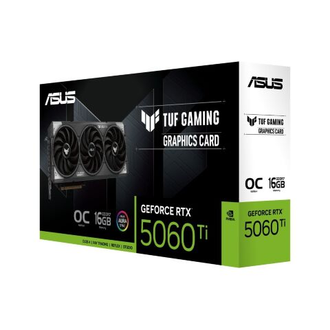 Видеокарта ASUS GeForce RTX5060Ti 16Gb TUF OC GAMING (TUF-RTX5060TI-O16G-GAMING) - Нулевой остаток (Feed) - Нулевой остаток (Feed)