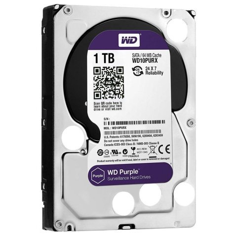 Жесткий диск 3.5" 1TB WD (WD10PURZ) - Нулевой остаток (Feed) - Нулевой остаток (Feed)