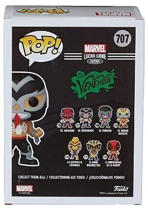 Фігурка Funko Marvel Lucha Libre Venom El Venenoide фанко (Exclusive Marvel Collector Corps) 707 -   -  