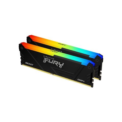 Модуль памяти для компьютера DDR4 16GB (2x8GB) 3200 MHz Beast Black Kingston Fury (ex.HyperX) (KF432C16BB2AK2/16WP) - Модули памяти для компьютера  - Модули памяти для компьютера 