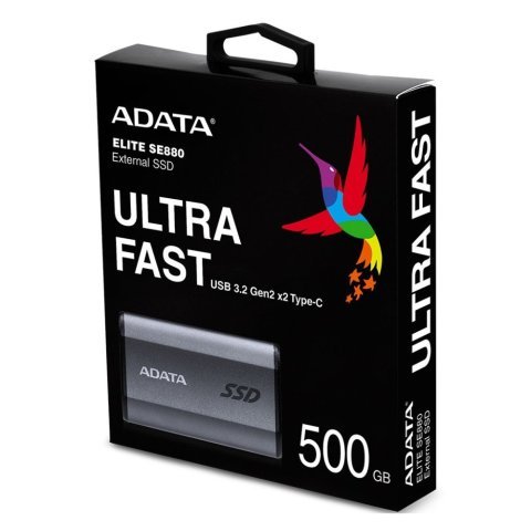 Накопитель SSD USB 3.2 500GB ADATA (AELI-SE880-500GCGY) - Нулевой остаток (Feed) - Нулевой остаток (Feed)