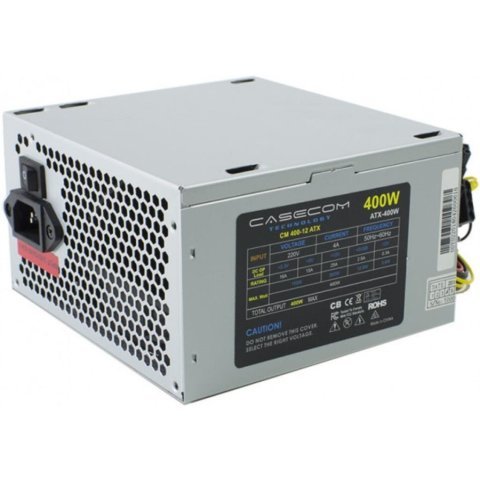 Блок питания Casecom 400W (CM 400-12 ATX) - Нулевой остаток (Feed)  - Нулевой остаток (Feed) 