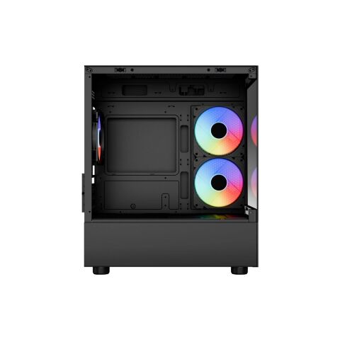 Корпус для ПК AeroCool Viewport Mini-G-BK-v2 Black (ACCM-ES09133.11) - Корпуса - Корпуса