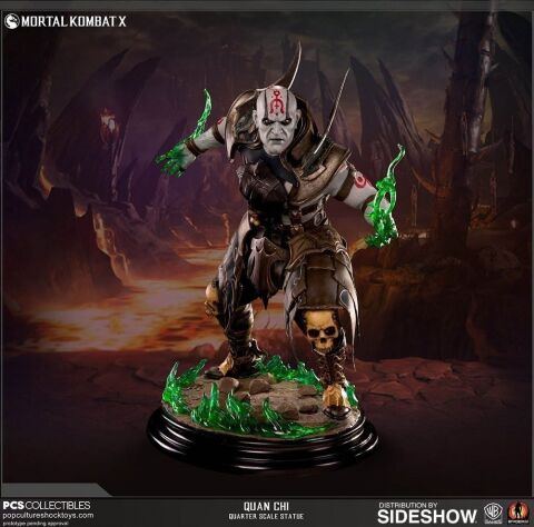 Статуэтка Mortal Kombat Polystone Statue Sideshow Quan Chi 42 см - -