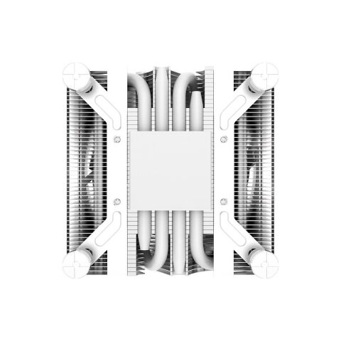 Кулер для процессора Gamemax Ice Surface White - Нулевой остаток (Feed)  - Нулевой остаток (Feed) 