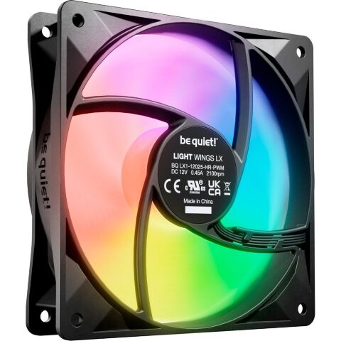 Кулер для корпуса Be quiet! LIGHT WINGS LX 120mm PWM high-speed (BL123) - Нулевой остаток (Feed)  - Нулевой остаток (Feed) 