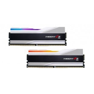 Модуль памяти для компьютера DDR5 32GB (2x16GB) 6000 MHz Trident Z5 RGB Silver G.Skill (F5-6000J3636F16GX2-TZ5RS)