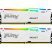 Модуль памяти для компьютера DDR5 32GB 5200 MHz FURY Beast White RGB Kingston Fury (ex.HyperX) (KF552C40BWAK2-32) - Нулевой остаток (Feed) - Нулевой остаток (Feed)