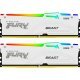 Модуль памяти для компьютера DDR5 32GB 5200 MHz FURY Beast White RGB Kingston Fury (ex.HyperX) (KF552C40BWAK2-32) - Нулевой остаток (Feed) - Нулевой остаток (Feed)