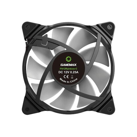 Кулер для корпуса Gamemax FN-12Rainbow-C2 - Нулевой остаток (Feed) - Нулевой остаток (Feed)