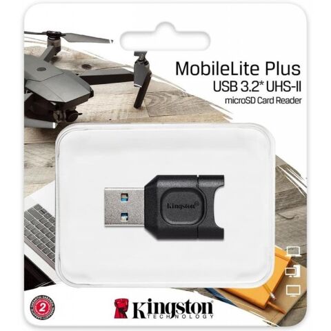 Считыватель флеш-карт Kingston USB 3.1 microSDHC/SDXC UHS-II MobileLite Plus (MLPM) - Нулевой остаток (Feed)  - Нулевой остаток (Feed) 