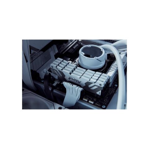 Модуль памяти для компьютера DDR5 32GB (2x16GB) 8000 MHz Renegade White Kingston Fury (ex.HyperX) (KF580C38RWK2-32) - Модули памяти для компьютера  - Модули памяти для компьютера 