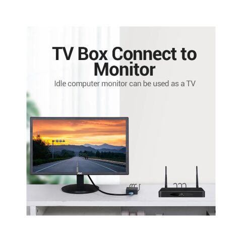 Конвертор RCA to HDMI black Vention (AEFB0) - Контроллеры и конверторы - Контроллеры и конверторы