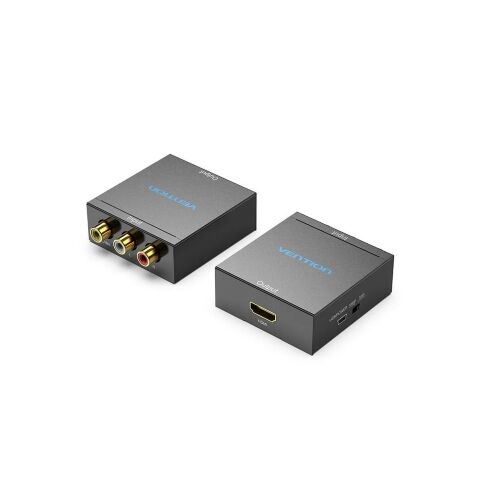Конвертор RCA to HDMI black Vention (AEFB0) - Контроллеры и конверторы - Контроллеры и конверторы