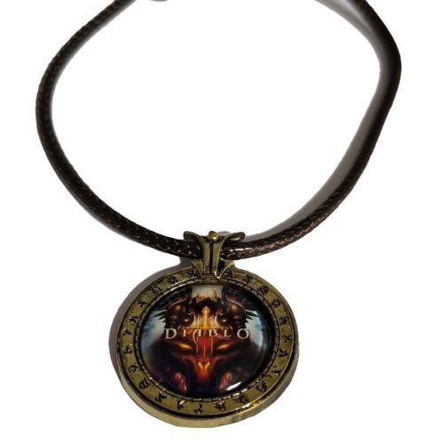 Медальйон Diablo (Метал + скло) - -