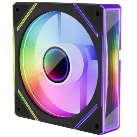 Кулер для корпуса 1stPlayer FC7 Black (FC7-BK-1IN1) - Нулевой остаток (Feed) - Нулевой остаток (Feed)