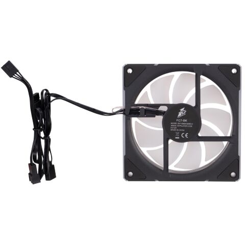 Кулер для корпуса 1stPlayer FC7 Black (FC7-BK-1IN1) - Нулевой остаток (Feed) - Нулевой остаток (Feed)