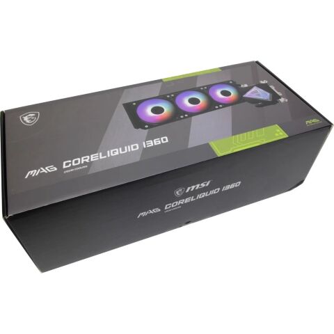 Система жидкостного охлаждения MSI MAG CoreLiquid I360 (MAG CORELIQUID I360) - Нулевой остаток (Feed) - Нулевой остаток (Feed)