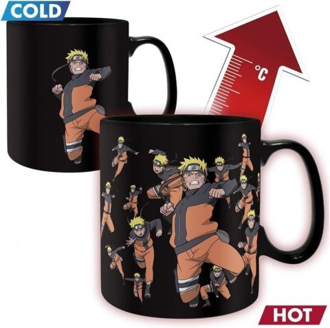 Подарочный набор Наруто Naruto Shippuden - Clone Jutsu Magic Mug and Coaster Set (чашка, подставка) - -