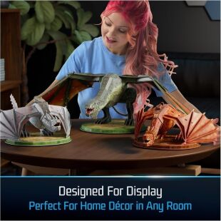 Пазл 4D Build Game Thrones House Dragon 3-Pack puzzle 3D картон Дракони Гра престолів 350 шт.