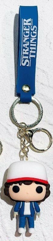 Брелок подвеска на рюкзак Stranger Things Dustin 3D Keychain Очень странные дела Дастин - -